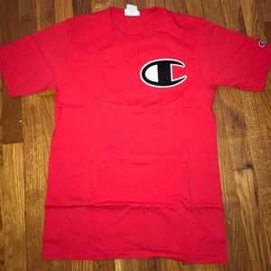 Champion tee with Embroidered C